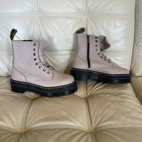 Dr. Martens Jadon III Vintage Pisa leather ankle boots sz 10 - Picture 3 of 9